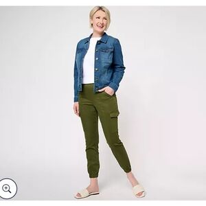 Belle by Kim Gravel tall tripleluxe ankle joggers